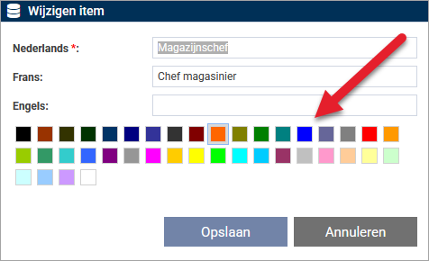 Detailvenster kleuren basisbestanden